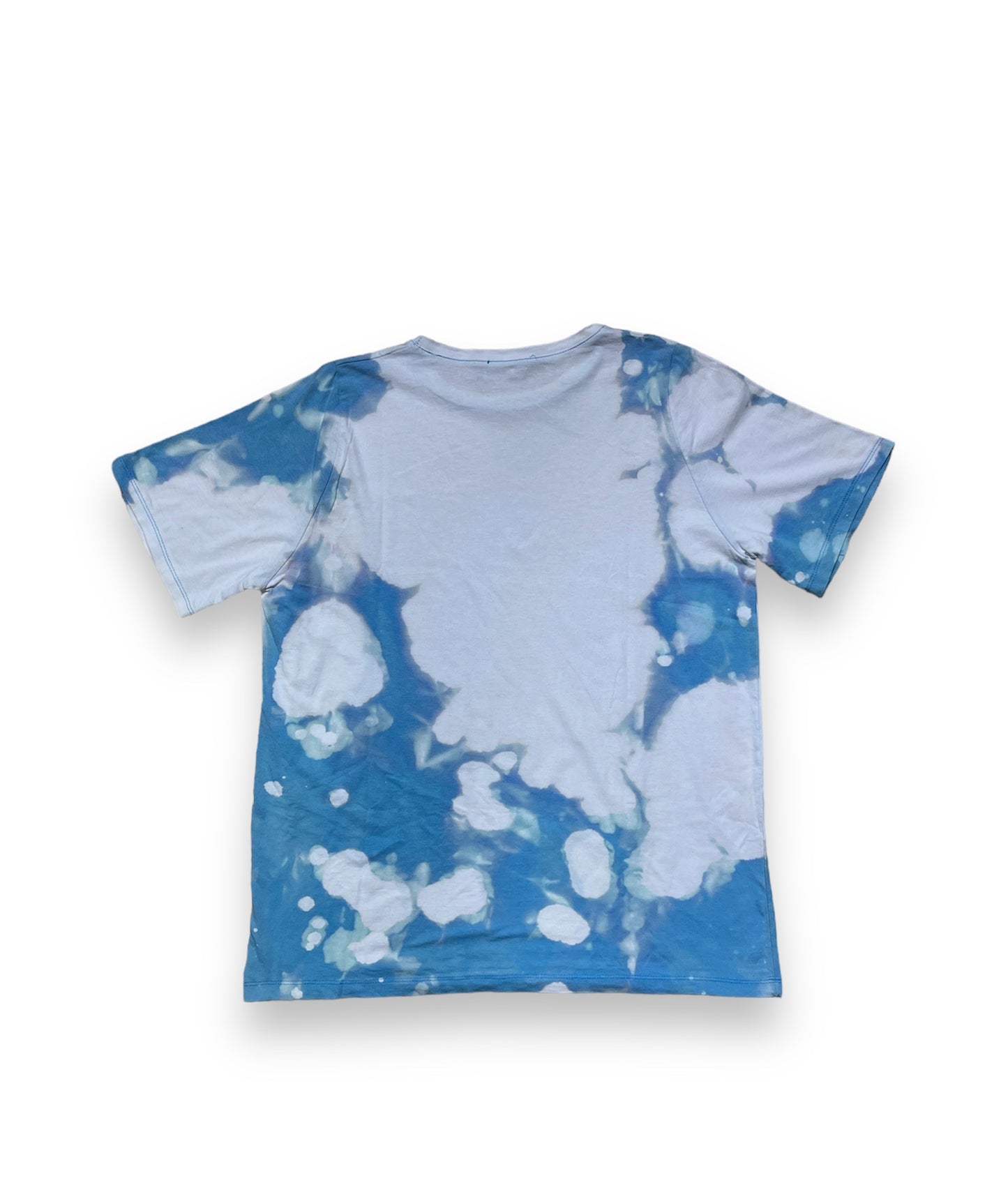 light blue wash out t-shirt