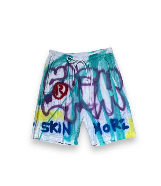 London graffiti shorts